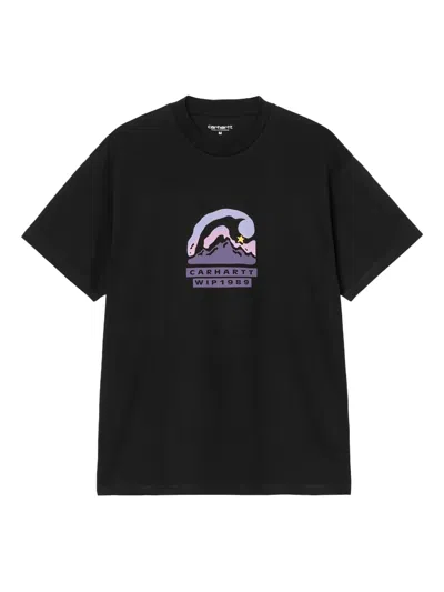 Carhartt Rising Helix T-shirt In Black