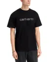 Carhartt Wip Short Sleeves Rivet Script T-shirt In Black