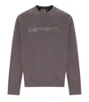 Carhartt Rivet Script Manta Sweatshirt In Gray