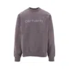 Carhartt Wip Rivet Script Sweat In Grey