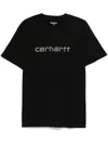 Carhartt Work In Progress Rivet Script Loose Fit Graphic T-shirt In Black