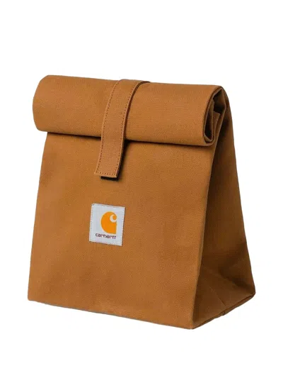 Carhartt Roll Top Lunch Bag In Brown