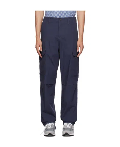 Carhartt Rope-drawing Overalls Casual Trousers In Black