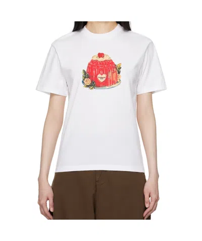 Carhartt Round Neck Short Sleeve T-shirt In White
