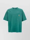 Carhartt Round Neck T-shirt Short Sleeves Pocket In Green