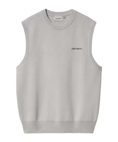 Carhartt Round-neck Vest In Gray