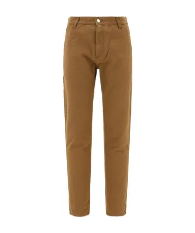 Carhartt Ruck Single Knee Straight-leg Trousers In Brown