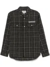 Carhartt Work In Progress Runaway Millett Check Button-down Shirt In Black