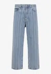 Carhartt Rylan Loose Tapered Cotton Jeans In Blue