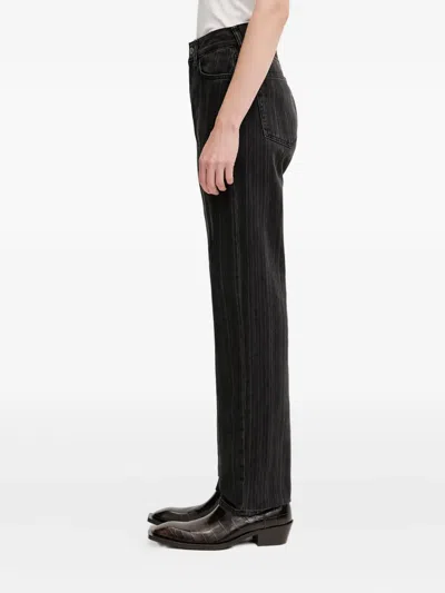 Carhartt Rylan Striped Jeans In Black