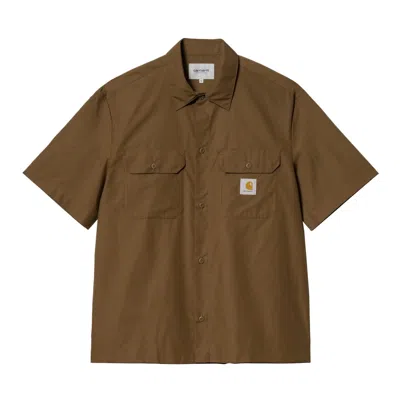 Carhartt S S Craft Shirt In Brown