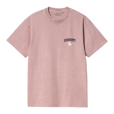 Carhartt S S Duckin T-shirt In Njgd Glassy Pink