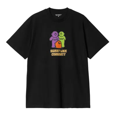 Carhartt S S Gummy T-shirt In Xx Black