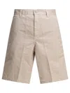 Carhartt Walter Single Knee Shorts Beige In Neutral