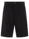 Carhartt Single-knee Bermuda Shorts In Black
