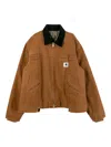 Carhartt Sacai Corduroy-collar Jacket In Brown