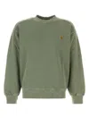 Carhartt Wip Sweatshirts In Parkgarmentdyed