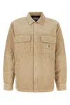 Carhartt Sand Corduroy Whitsome Shirt Jacket In Wall