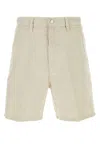 Carhartt Walter Single Knee Short In Misto Cotone Sabbia Uomo