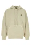 Carhartt Wip Sand Cotton Hooded Vista Sweat In Neutral