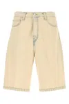 Carhartt Landon Short In Denim Sabbia Uomo In Neutral