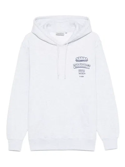 Carhartt Work In Progress Sandwich Graphic Hoodie In Gray