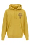 Carhartt Sandwich Motif Back Hooded Sweatshirt In Yellow