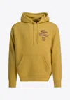 Carhartt Sandwich Logo Hoodie In Yellow