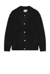 Carhartt Santa Fe Cardigan In Black