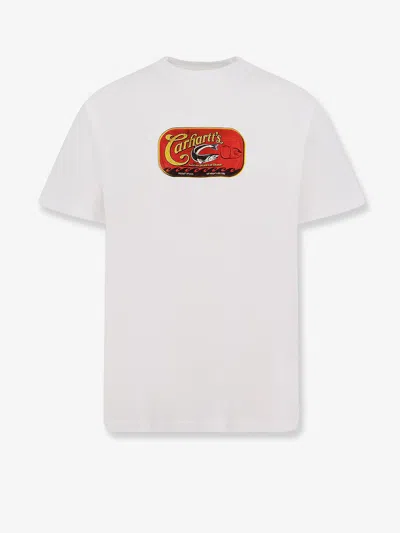 Carhartt Sardinas Organic Cotton T-shirt In White