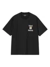 Carhartt Schooling Heart T-shirt In Black