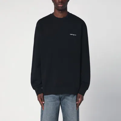 Carhartt Script Embroidery Black Sweatshirt