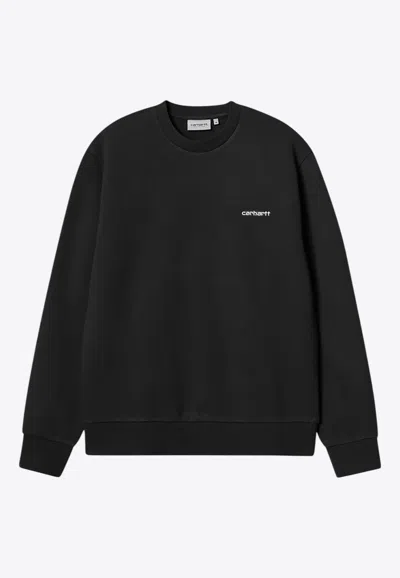 CARHARTT SCRIPT EMBROIDERY CREWNECK SWEATSHIRT