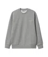 Carhartt Script Embroidery Sweatshirt In Gray