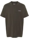Carhartt Script Embroidery T-shirt In Green