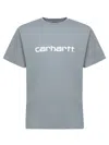 Carhartt Script T-shirt In Grey