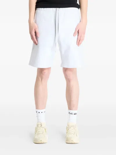 Carhartt Script-logo Sweat Shorts In White