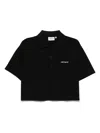 Carhartt Script Polo Top In Black