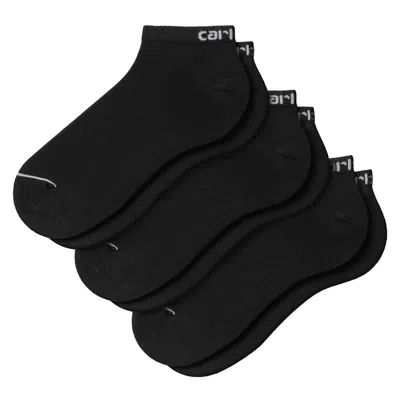 Carhartt Script Sneaker Socks Black