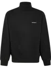 Carhartt Wip Script Mockneck Sweat Clothing In 黑色