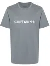 Carhartt Script T-shirt In Blue