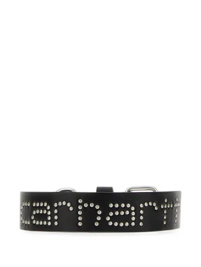 Carhartt Scriptstud Leather Dog Collar In Purple