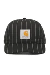 Carhartt Seaton Cap Striped Wool Blend Hat In Seaton Stripe & Black