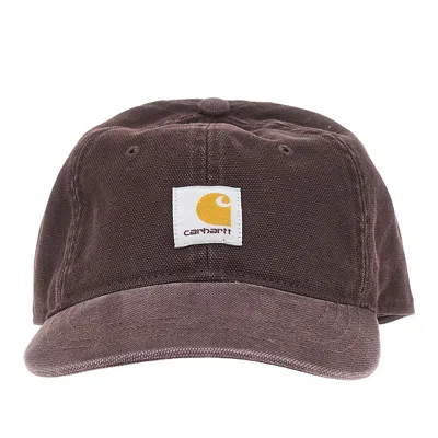 Carhartt 'selby' Canvas Baseball Cap In Brown