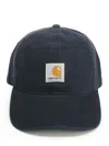 Carhartt Selby Logo-patch Cap In Blue