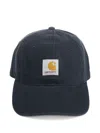 Carhartt Selby Logo-patch Cap In Blue