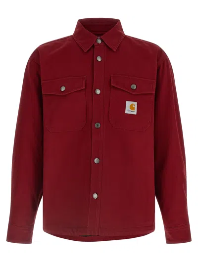 Carhartt Selby Overshirt In Red