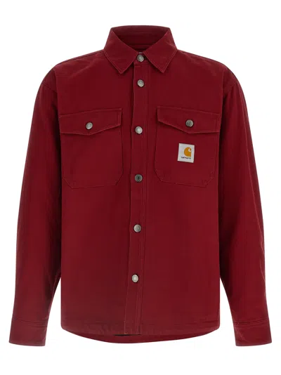 CARHARTT SELBY SHIRT AND BLOUSE RED