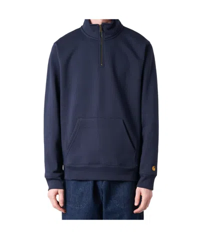 Carhartt Semi-zipper Sweater In Black