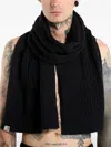 Carhartt Shawn Ribbed Scarf In Black